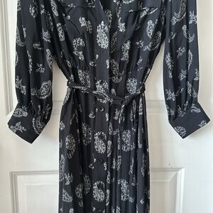 Zara maxi shirt dress